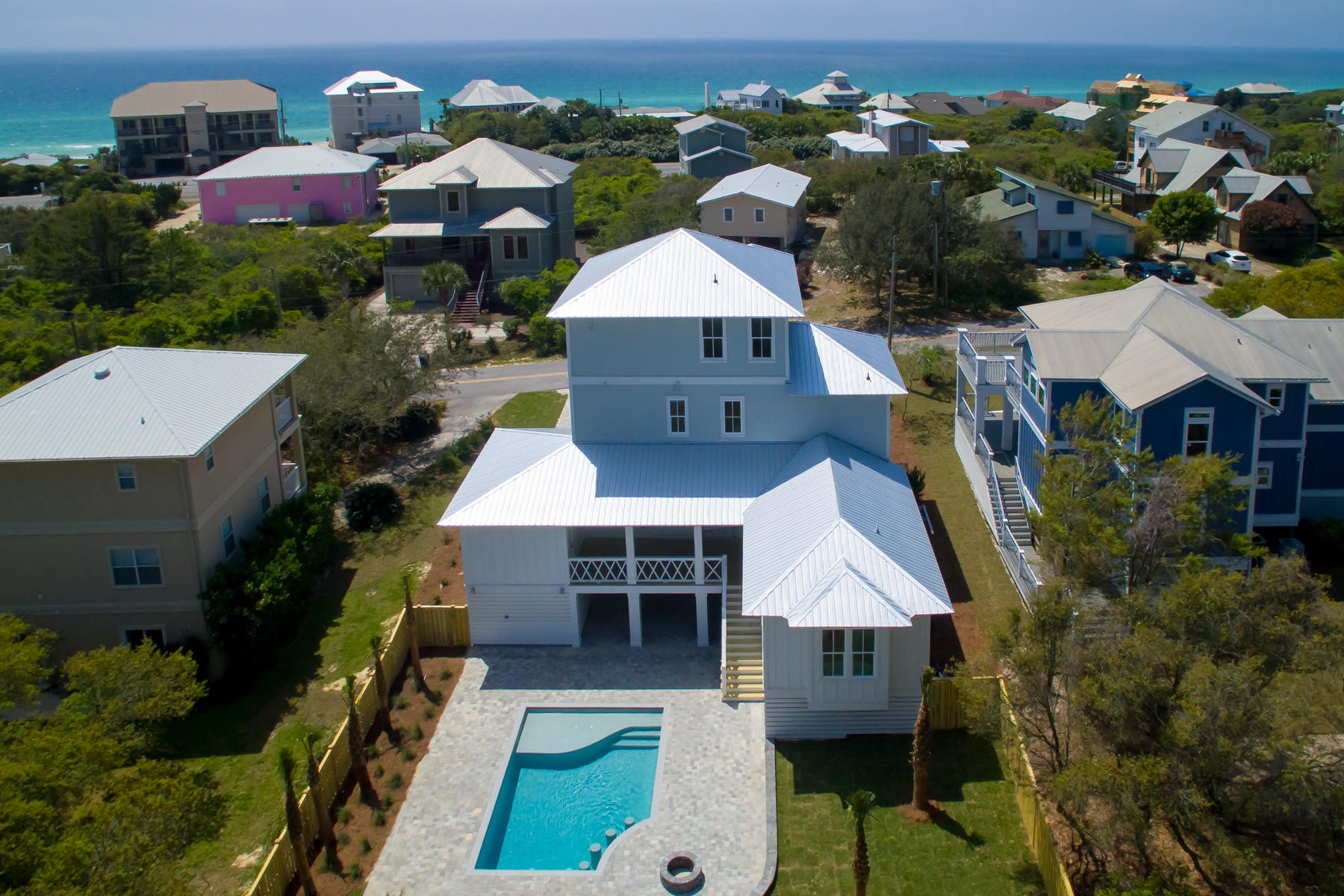 68 Baird Road Santa Rosa Beach, FL 32459 - Photo 22 of 30 an aerial view of a house