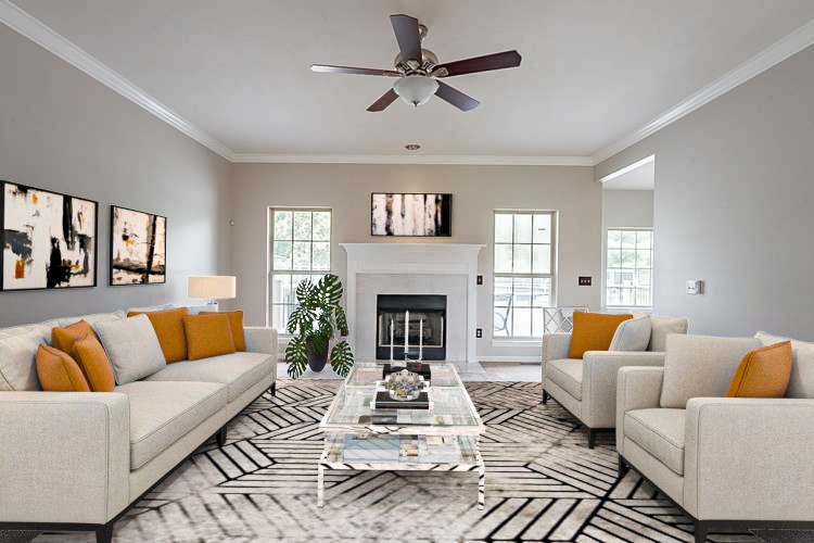 227 Beckwith Road Mount Juliet, TN 37122 - Photo 2 of 34 a living room with furniture fireplace and window