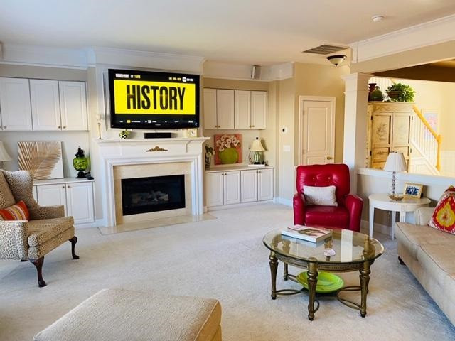 3616 Lion Ridge Court Raleigh, NC 27612 - Photo 9 of 29 Here it is! The living room you have been looking for. Spacious, fantastic for family time or entertaining! TV conveys. Builts ins ready for your collectibles and books. Living Room