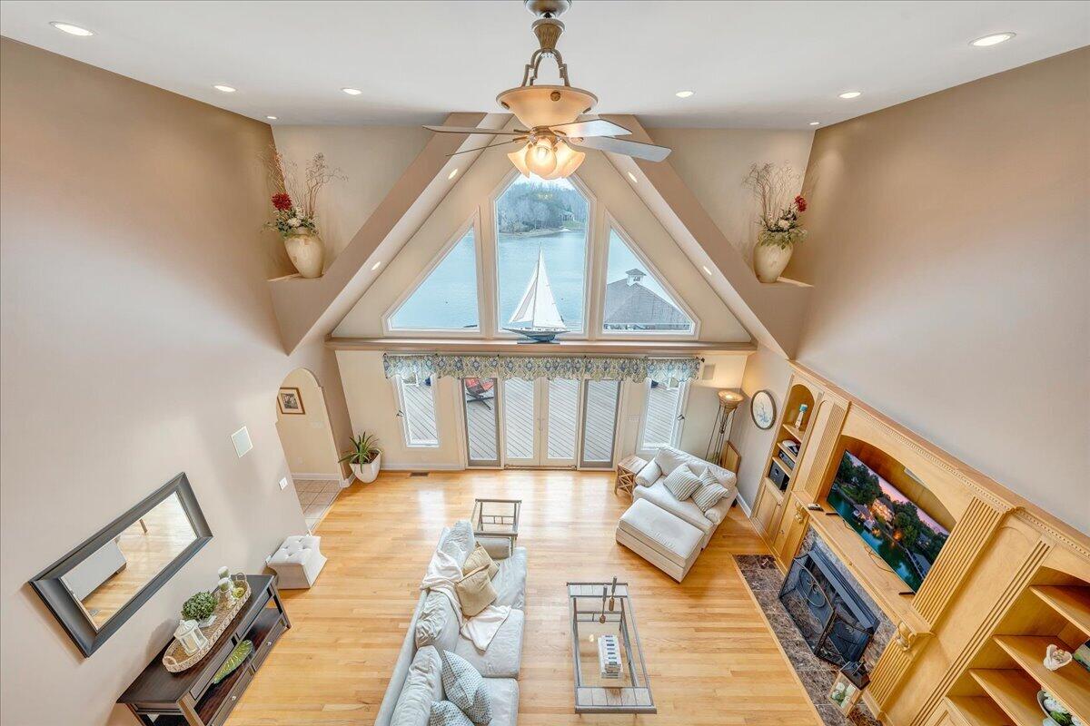 2580 Lakewood Forest Road Moneta, VA 24121 - Photo 52 of 103 a view of entryway and hall with wooden floor