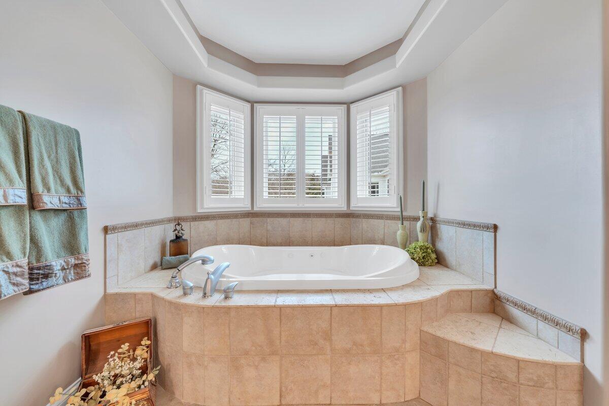2580 Lakewood Forest Road Moneta, VA 24121 - Photo 60 of 103 a bath tub sitting in a bathroom next to a window
