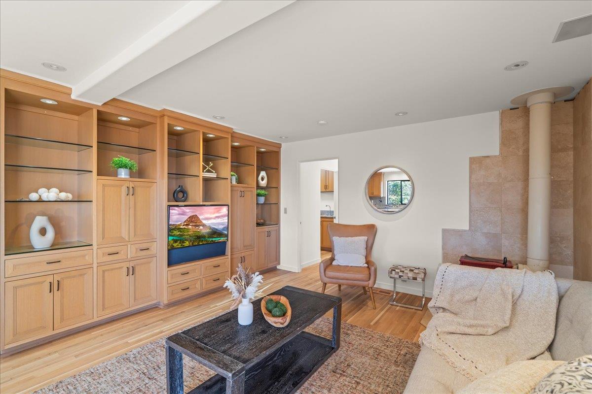 7 No Name Road Los Gatos, CA 95033 - Photo 19 of 49 a living room with furniture and wooden floor