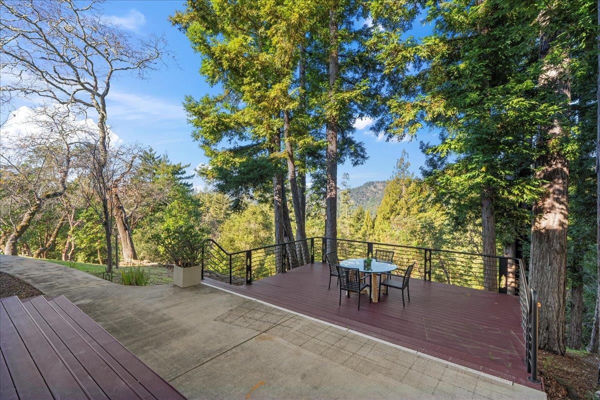 7 No Name Road Los Gatos, CA 95033 - Photo 23 of 49 a view of a park with bench and trees