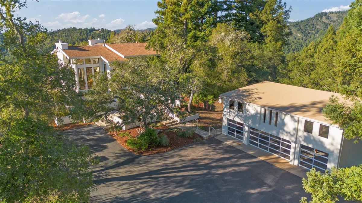 7 No Name Road Los Gatos, CA 95033 - Photo 4 of 49 a view of a house with a yard and sitting area