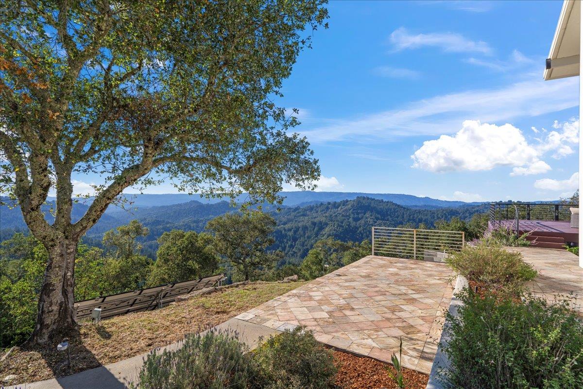 7 No Name Road Los Gatos, CA 95033 - Photo 43 of 49 a view of a backyard with green space