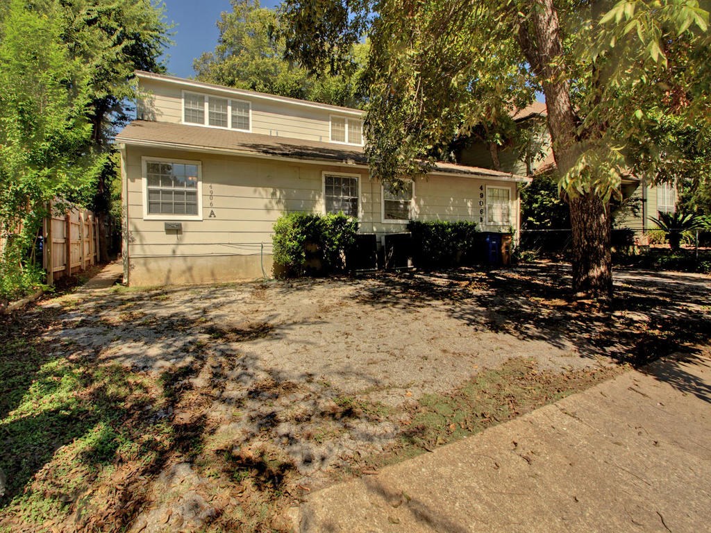 4906 Duval Street, Unit A Austin, TX 78751 - Photo 10 of 24 a view of a house with a yard