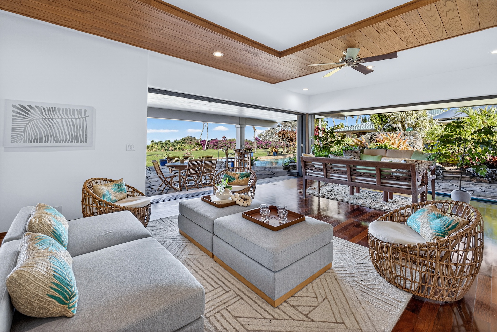 56-2878 Puakea Bay Road Kamuela, HI 96743 - Photo 8 of 25 a living room with furniture and a large window