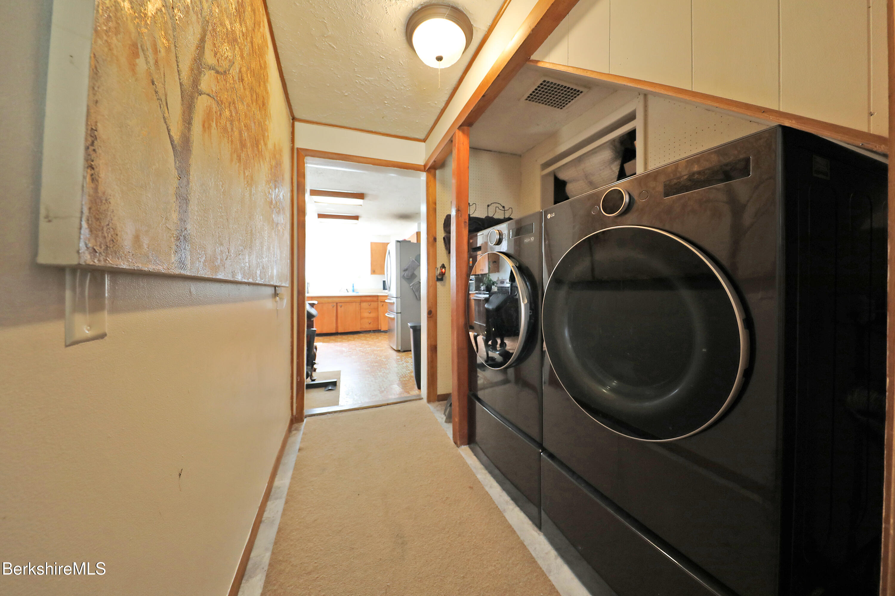 74 Holmes Road Lenox, MA 01240 - Photo 9 of 28 Laundry area under stairs