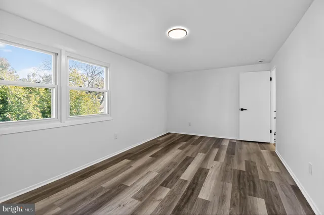 a view of wooden floor in a room