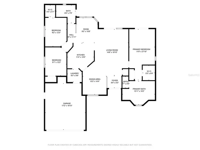 a picture of a floor plan