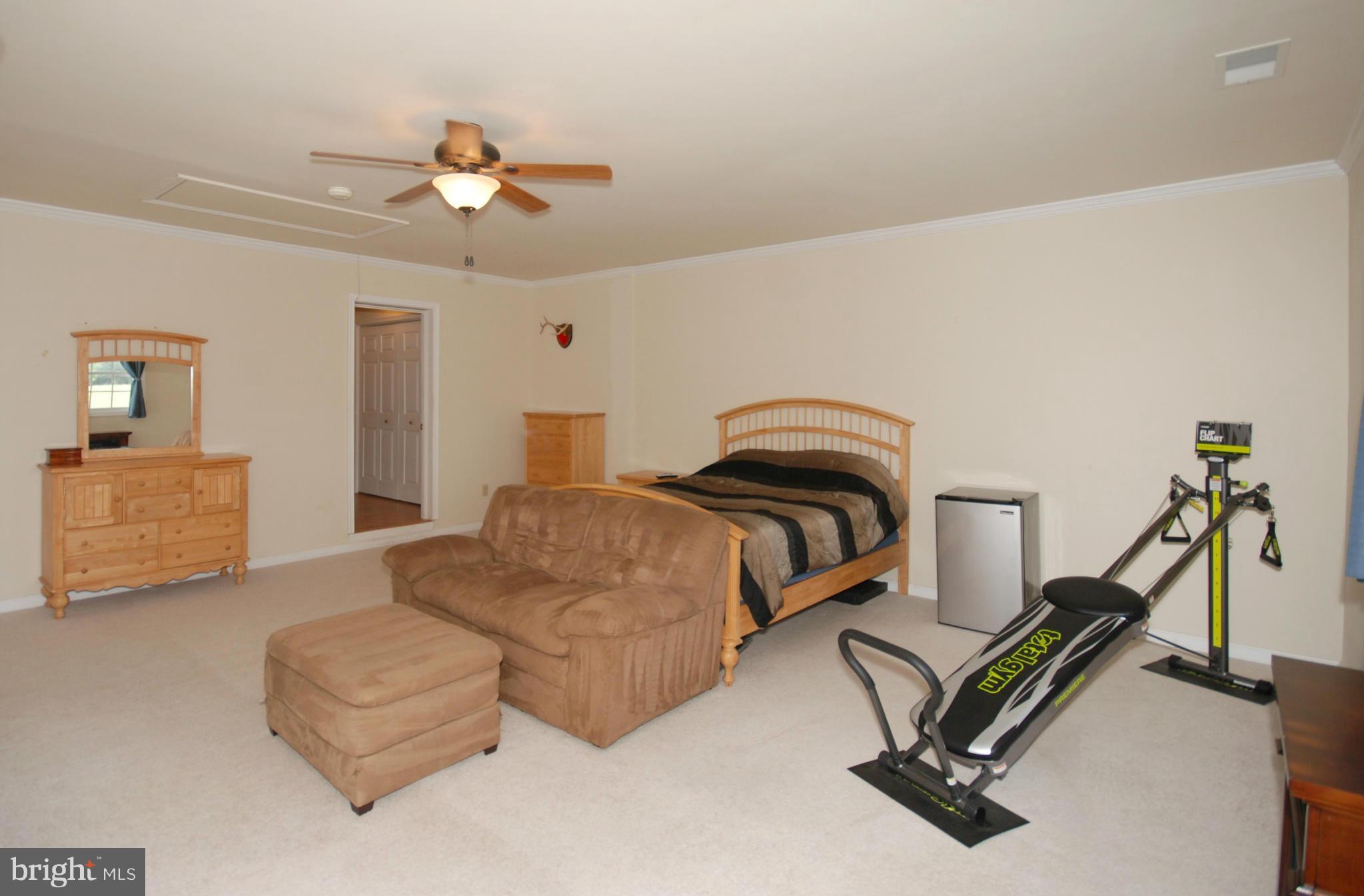 2118 Laurel Grove Road Winchester, VA 22602 - Photo 20 of 29 a bedroom with furniture and a chandelier