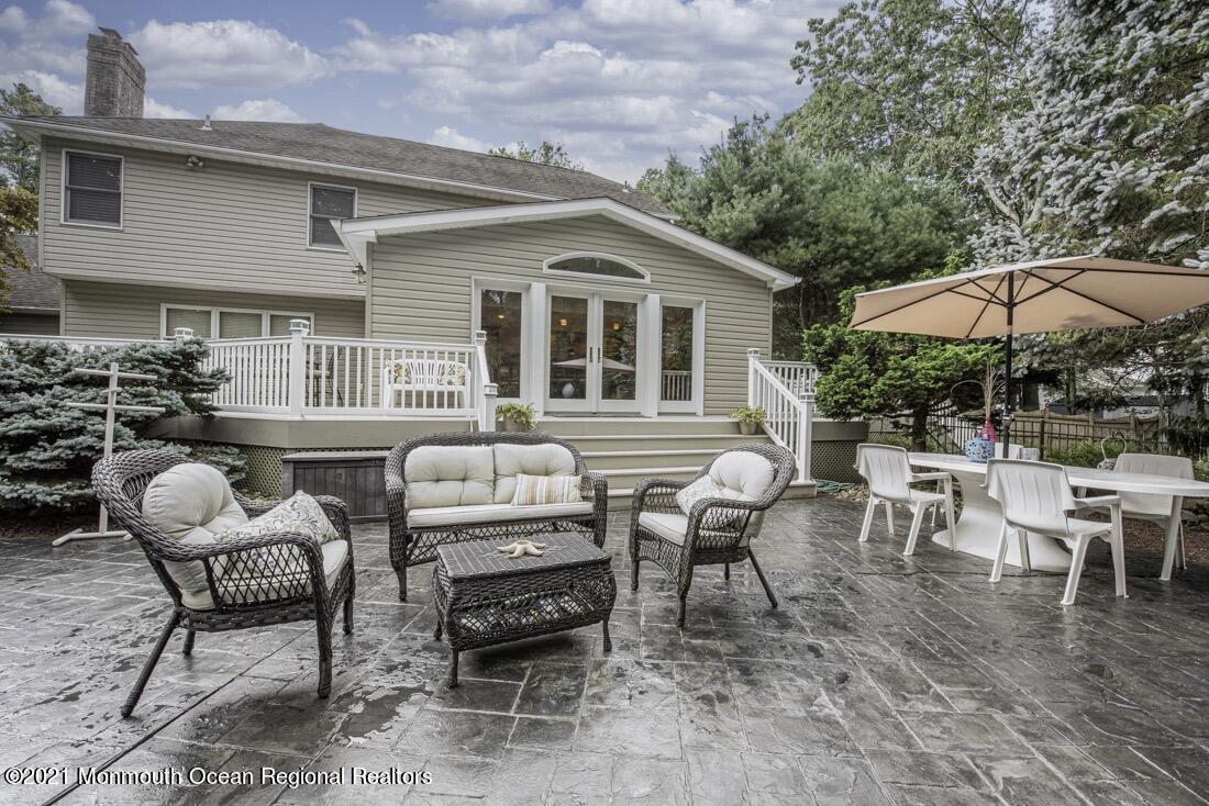 164 Ely Harmony Road Freehold, NJ 07728 - Photo 36 of 48 Stamped Concrete Patio