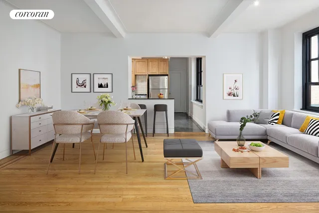 a picture of a wall with a white wall and a painting