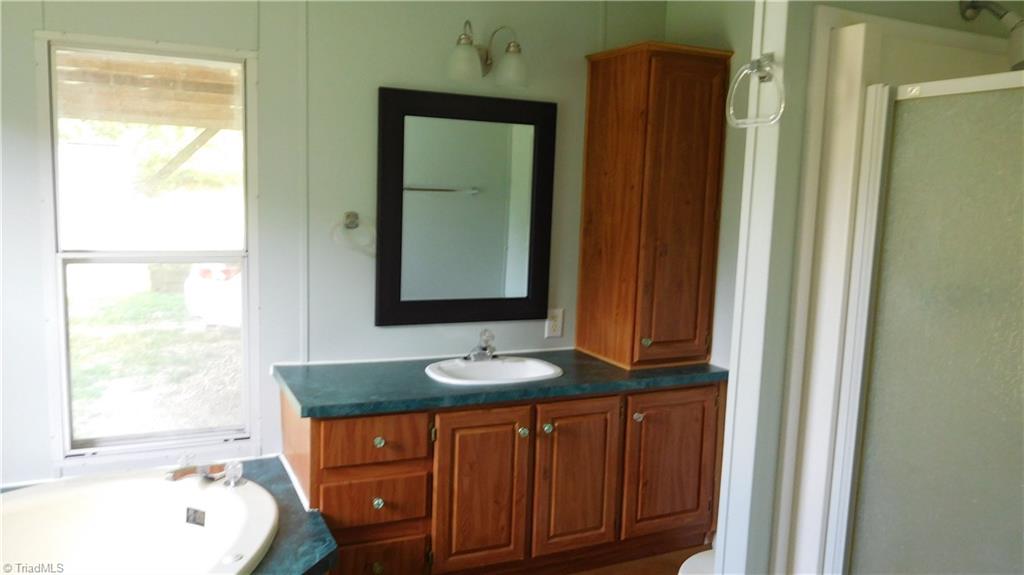 1334 White Rock Road Pinnacle, NC 27043 - Photo 8 of 27 Master Bathroom: Walk-in shower & large garden tub.