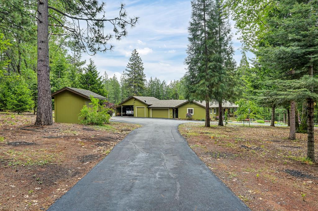 29082 Ridge View Road Foresthill, CA 95631 - Photo 57 of 78 a front view of a house with a yard and trees