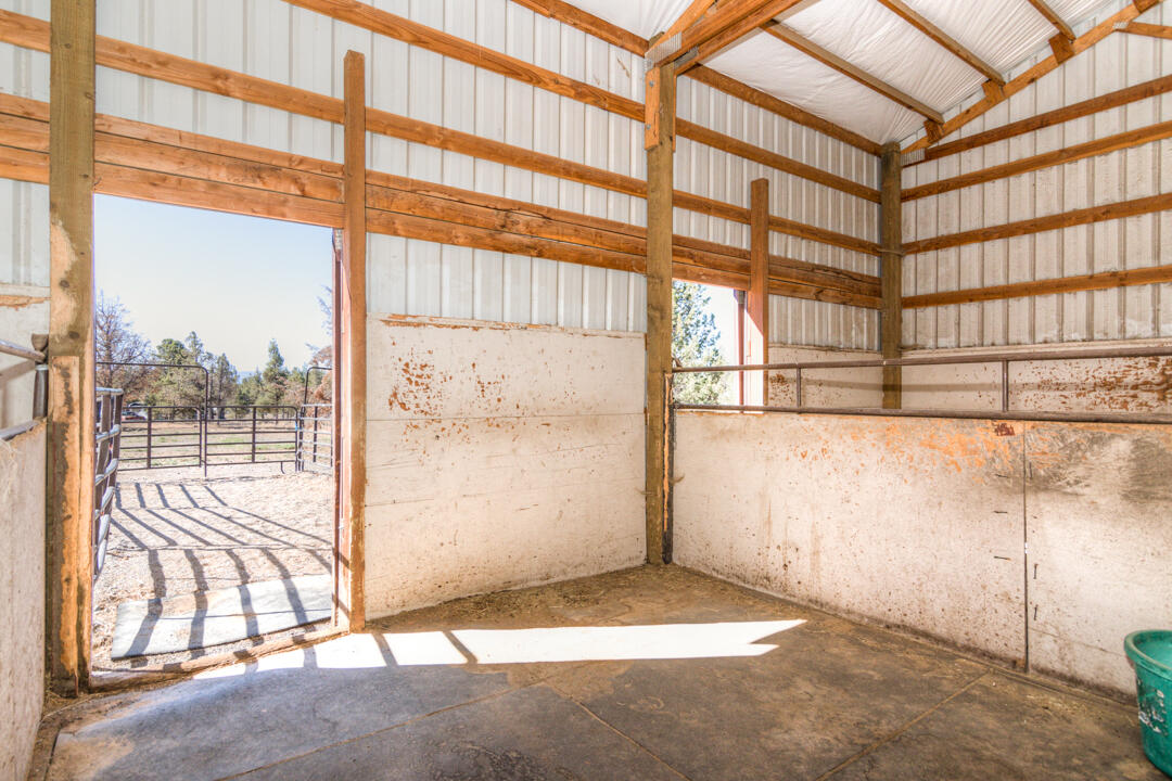14555 Southeast Crow Road Prineville, OR 97754 - Photo 20 of 29 Barn has 3 stalls with runs