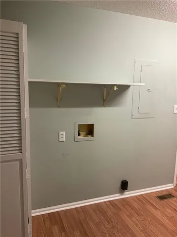 a view of empty room