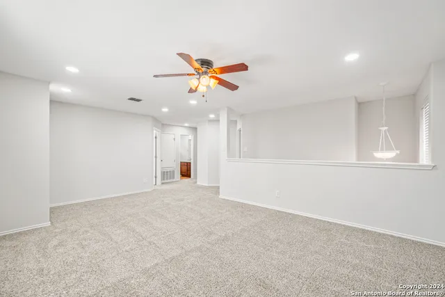 a view of an empty room