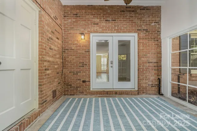 a view of outdoor space and deck of the house