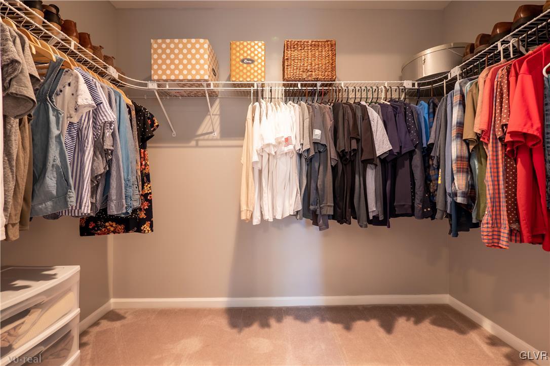 1640 Deer Path Road Easton, PA 18040 - Photo 22 of 39 a view of walk in closet with clothes and shoes