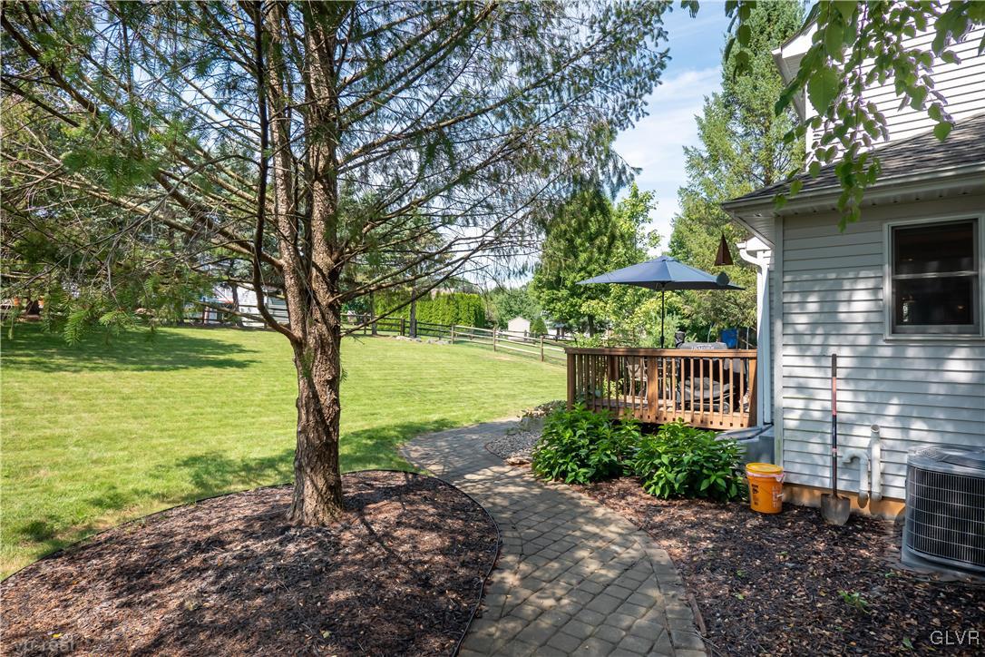 1640 Deer Path Road Easton, PA 18040 - Photo 34 of 39 a view of a garden with an outdoor space