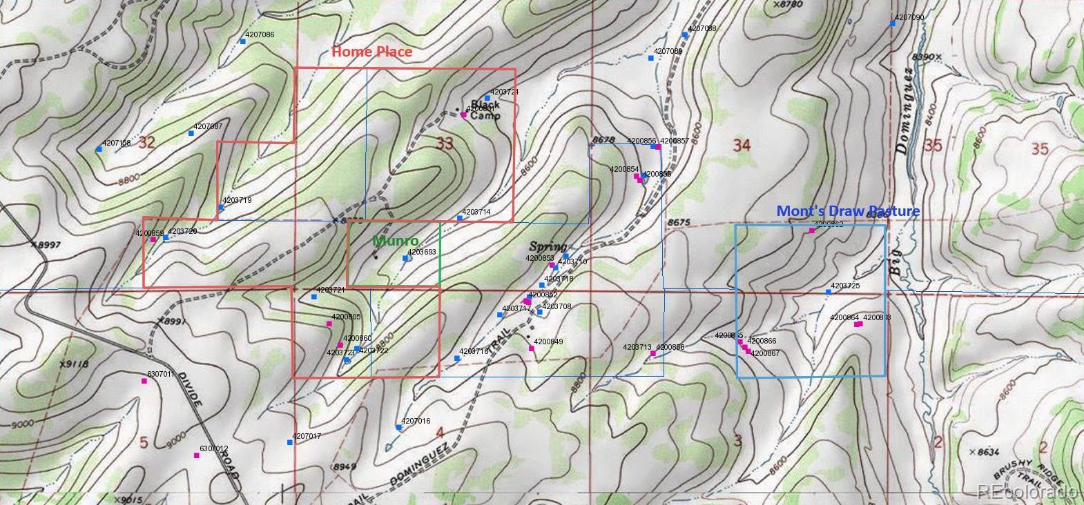 0 Divide Road Whitewater, CO 81527 - Photo 41 of 43 a close up of a shower curtain