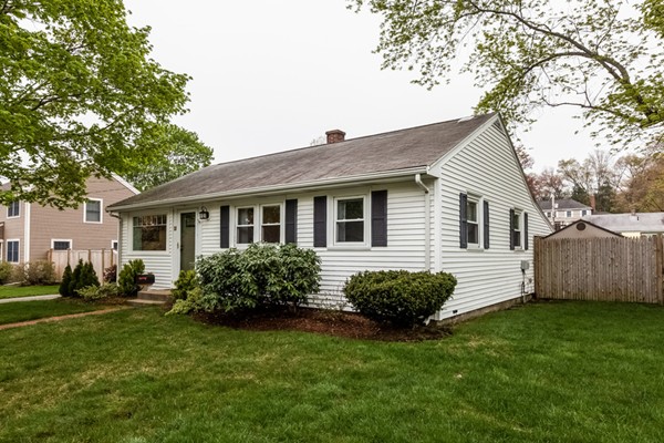 18 Mountain Road Waltham, MA 02451 - Photo 2 of 22 a view of a house with a backyard