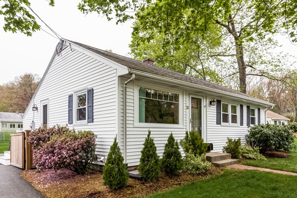 18 Mountain Road Waltham, MA 02451 - Photo 3 of 22 front view of a house with a yard