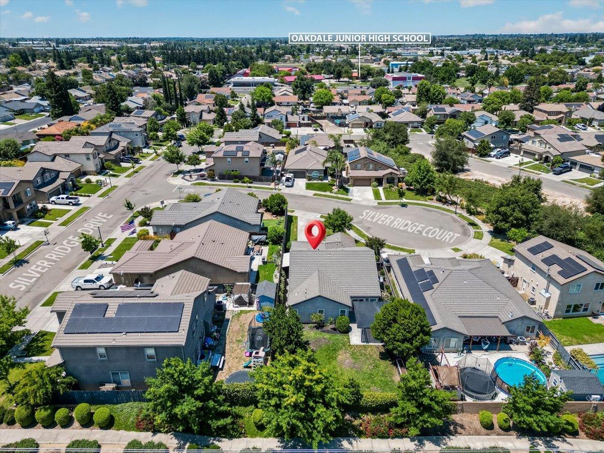 437 Silver Ridge Court Oakdale, CA 95361 - Photo 40 of 41 an aerial view of a city