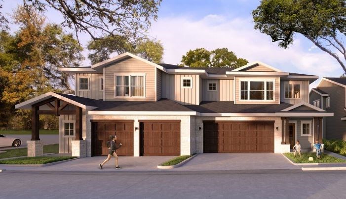 UNDER CONSTRUCTION - Picture is architect's rendering, shows two units.