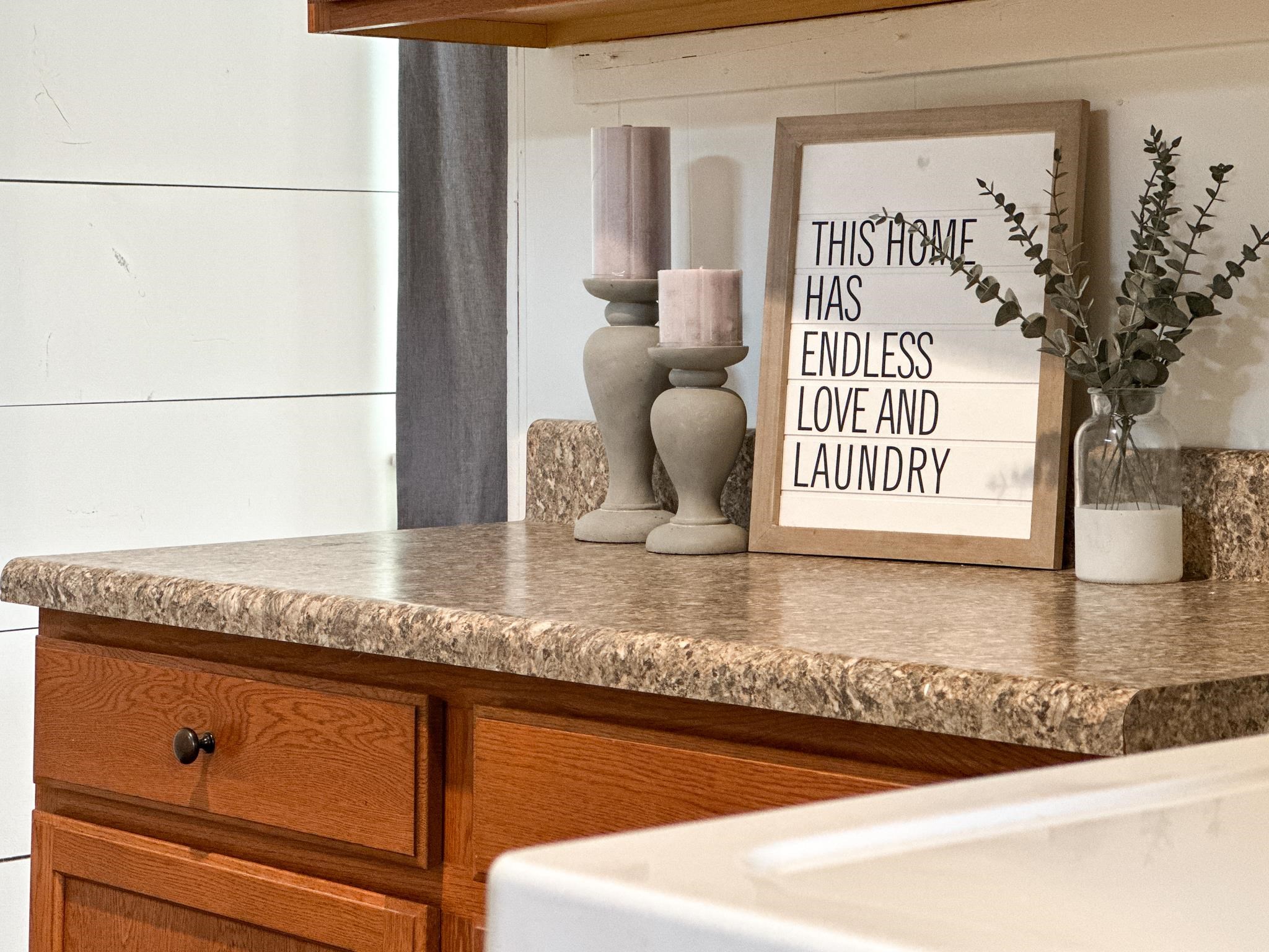 7472 Lilly Square Dayton, VA 22821 - Photo 18 of 30 a bathroom with a granite countertop sink and a mirror