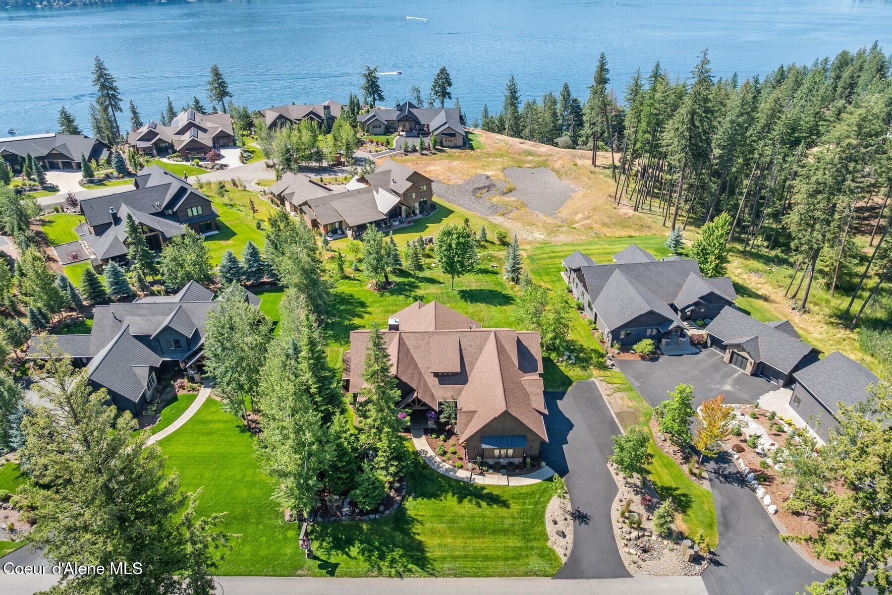 3674 East Basin Falls Road Hayden, ID 83835 - Photo 56 of 70 Aerial Community and Lake