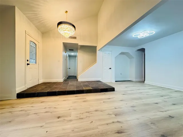 a view of empty room and window