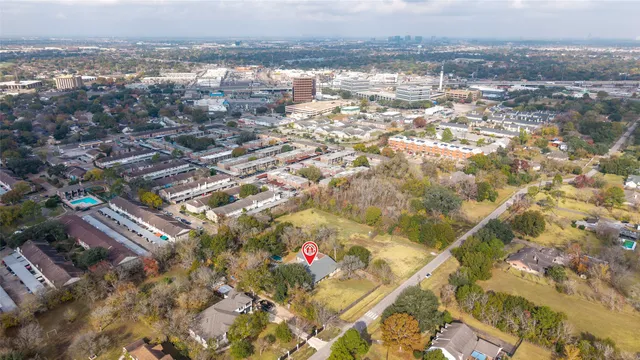 a view of city and mountain