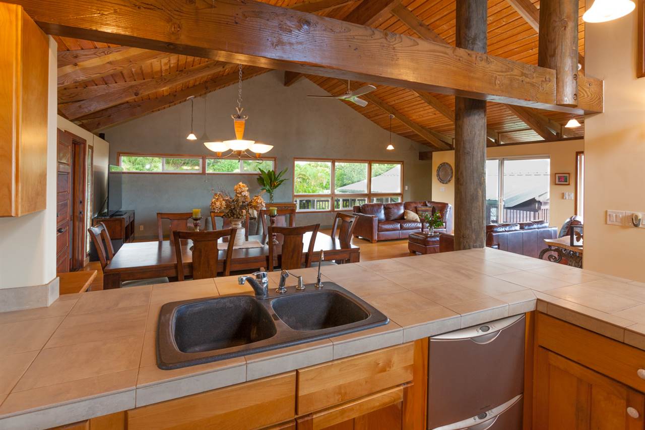 480 Hoolawa Road Haiku, HI 96708 - Photo 19 of 30 a view of a kitchen with a sink and dishwasher