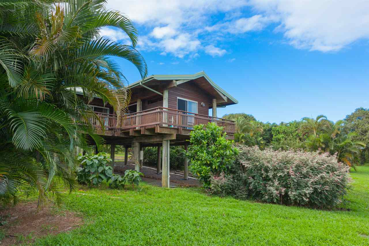 480 Hoolawa Road Haiku, HI 96708 - Photo 27 of 30 a view of a house with a big yard plants and large trees