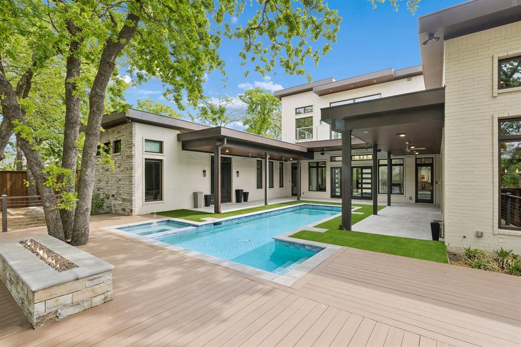 548 Oak Grove Lane Coppell, TX 75019 - Photo 33 of 36 a view of a house with a yard and tree s