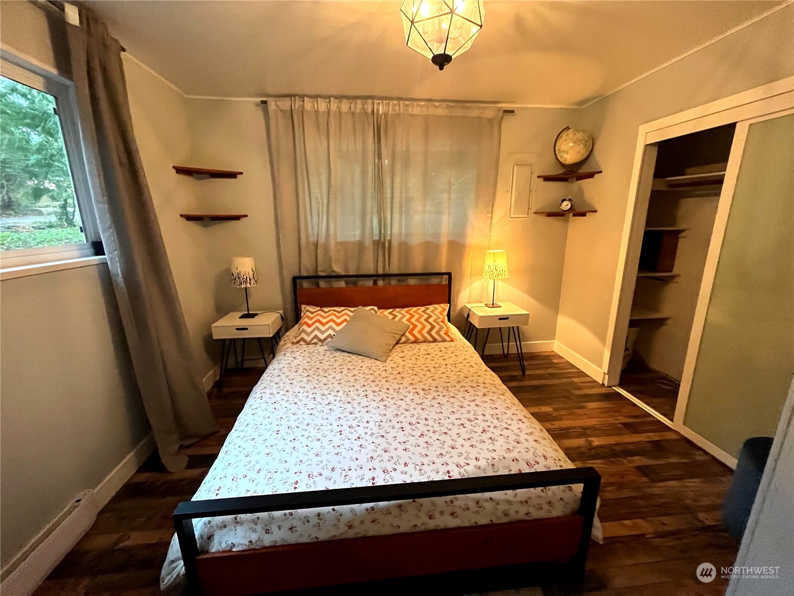 68 Regina Way Point Roberts, WA 98281 - Photo 12 of 24 a bed sitting in a bathroom next to a window