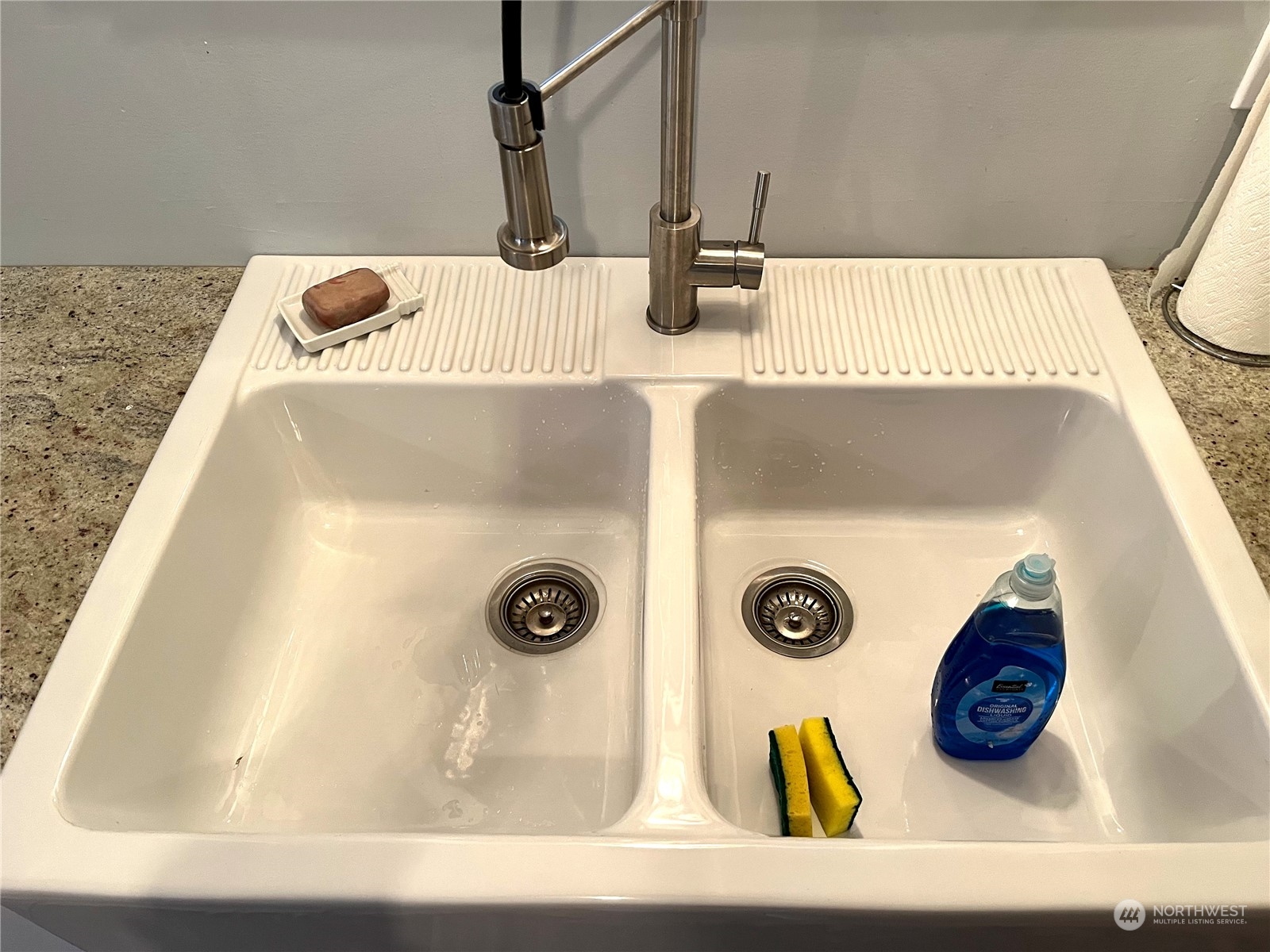 68 Regina Way Point Roberts, WA 98281 - Photo 9 of 24 a bathroom with a sink and mirror