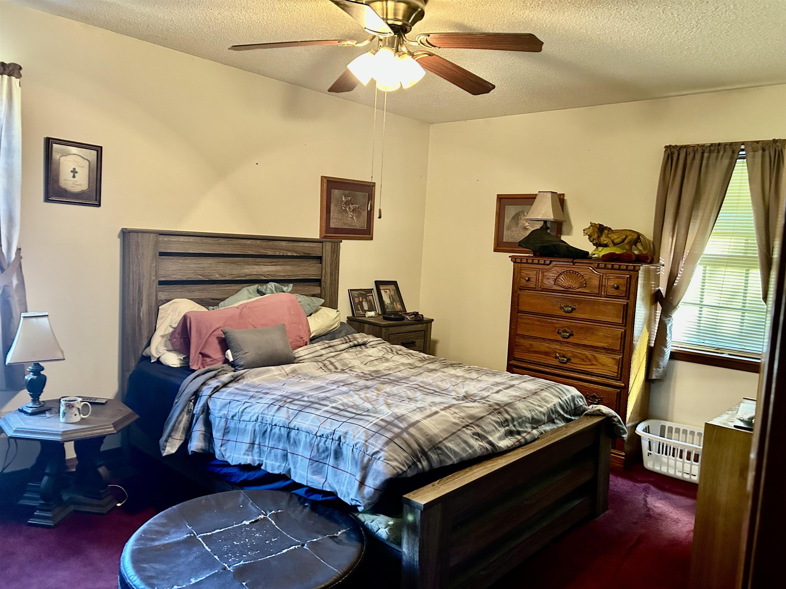 224 Mary Lynn Avenue Ripley, TN 38063 - Photo 16 of 16 a bedroom with a bed and a chandelier