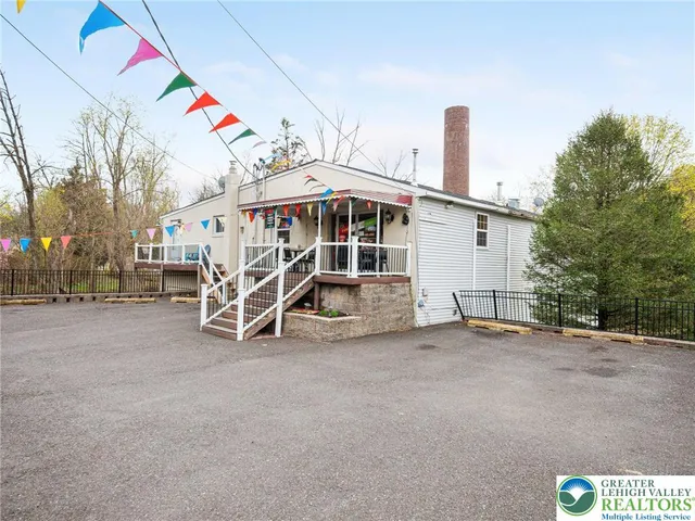 a view of a house with a patio