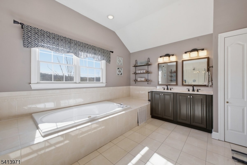 115 Mt Lebanon Road Glen Gardner, NJ 08826 - Photo 29 of 49 a spacious bathroom with a tub a sink and mirror