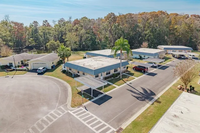 a view of a patio with swimming pool