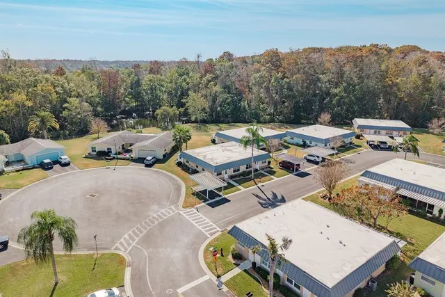 a picture of city view with lots of trees in the background