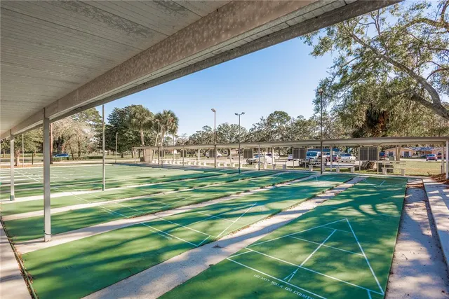 a view of a volley ball court