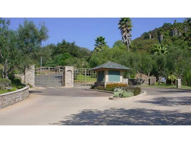 14145 Ridge Ranch Road Valley Center, CA 92082 - Photo 3 of 10 Ridge Ranch main gate entrance on Valley Center road