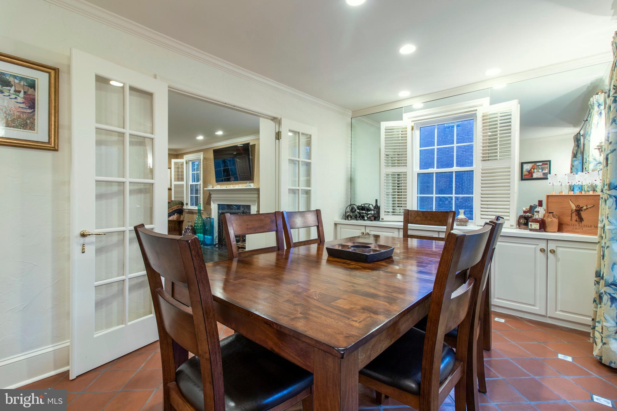 1118 Coventry Road Cheltenham, PA 19012 - Photo 11 of 59 Glass french doors - open to LR, or closed