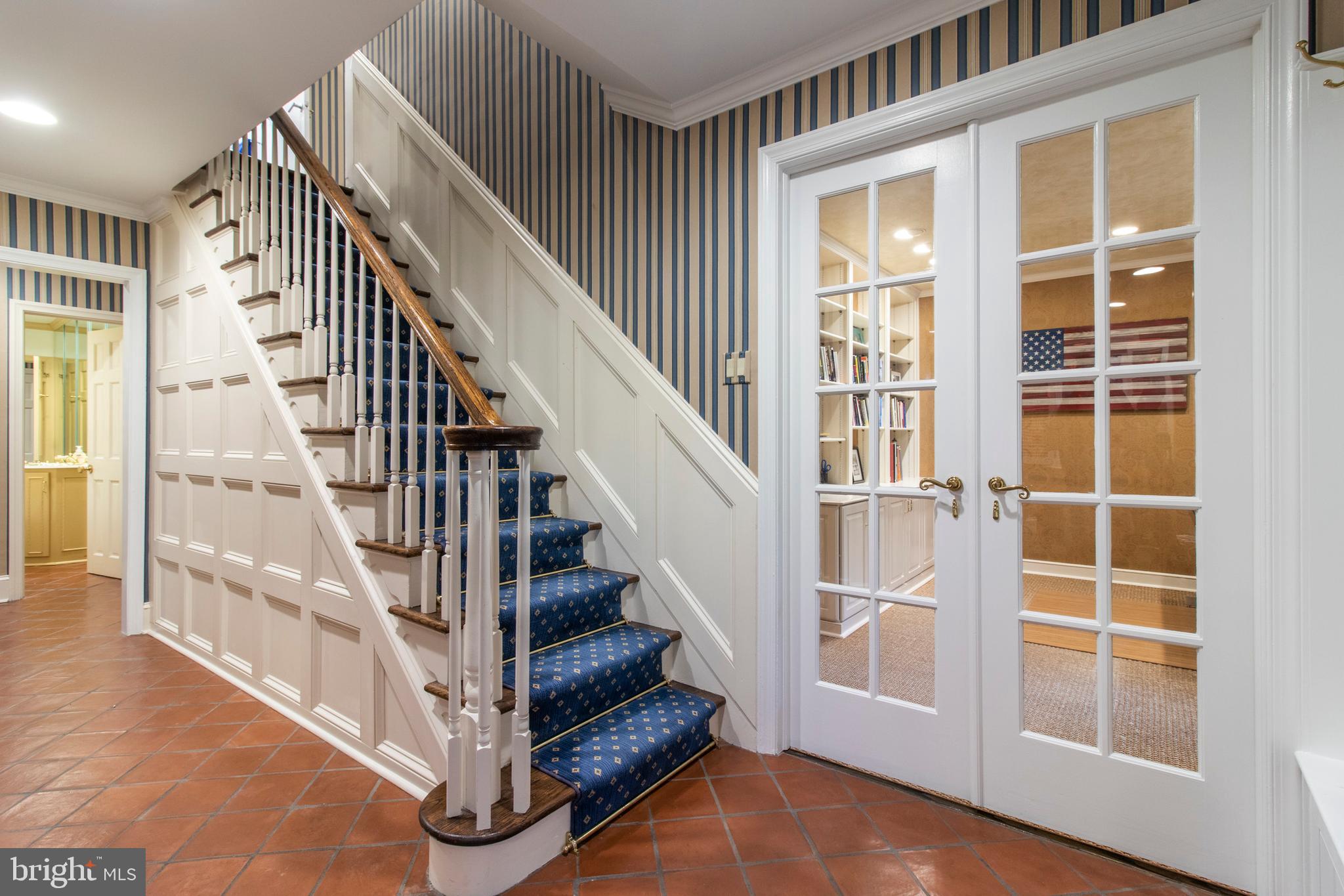 1118 Coventry Road Cheltenham, PA 19012 - Photo 3 of 59 Wainscoting through foyer and staircase