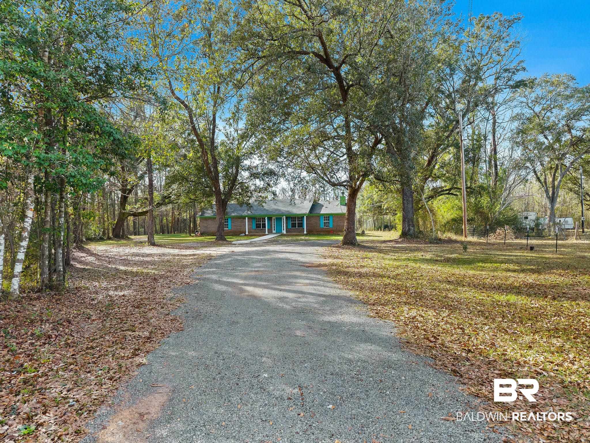 17366 Old Brady Road Bay Minette, AL 36507 - Photo 34 of 43 Single story home with gravel driveway