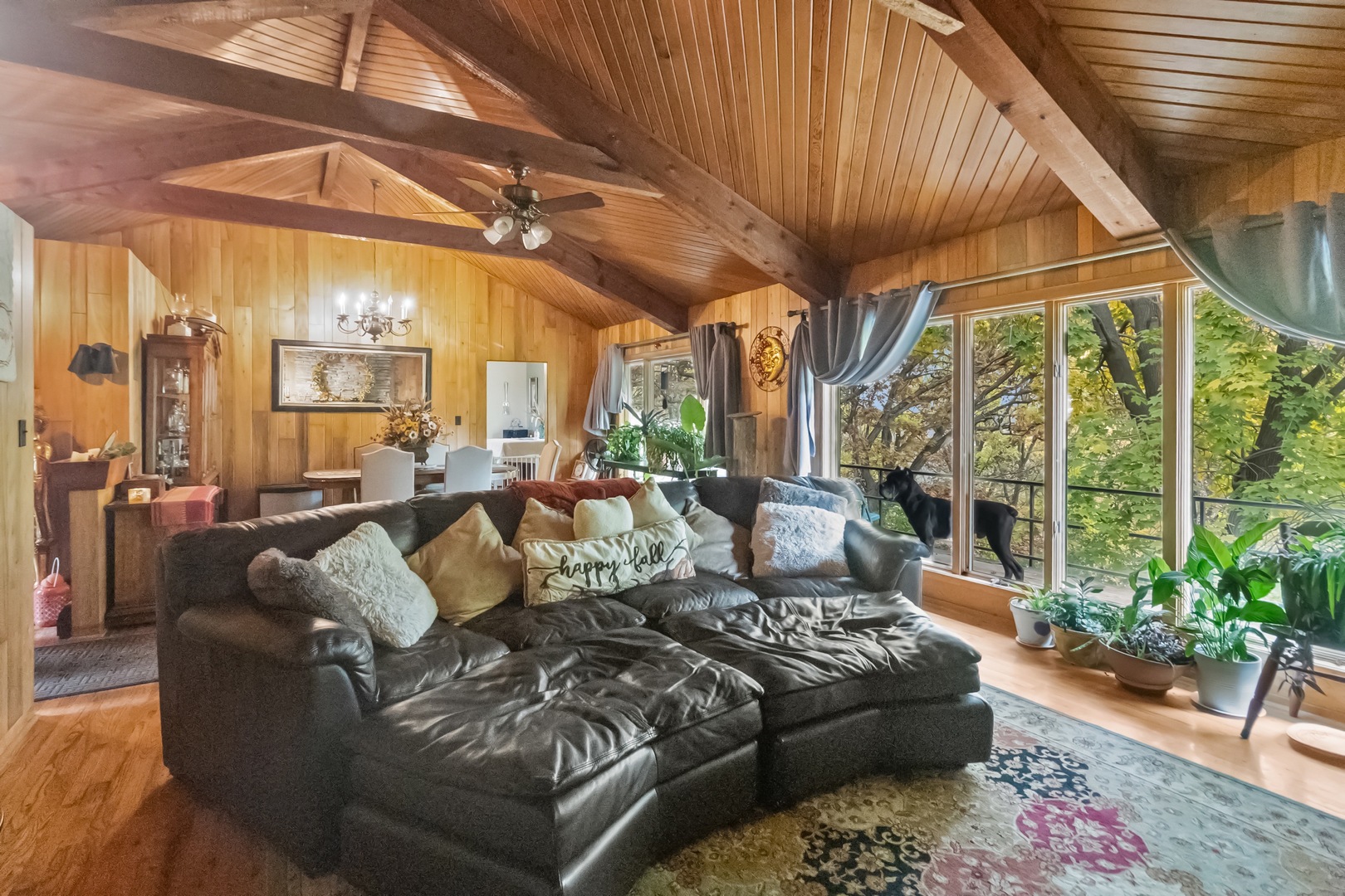 7822 North Pillow Hill Road Spring Grove, IL 60081 - Photo 19 of 34 a living room with furniture and a potted plant
